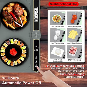 Flexible Warming Tray – Electric Food Heating Mat